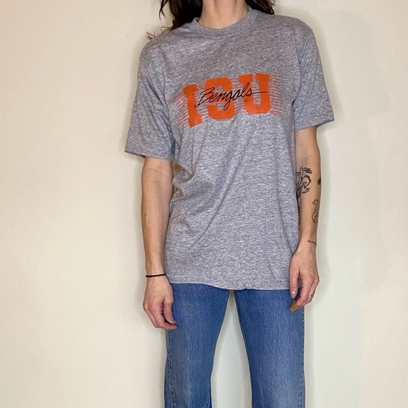 1970’s Vintage Idaho State University ISU Bengals Single Stitch Tee - Picture 12 of 12